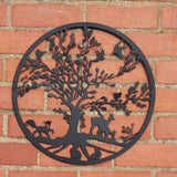 Eastern Connections 70cm Wildlife Metal Wall Art - Old Railway Line Garden Centre