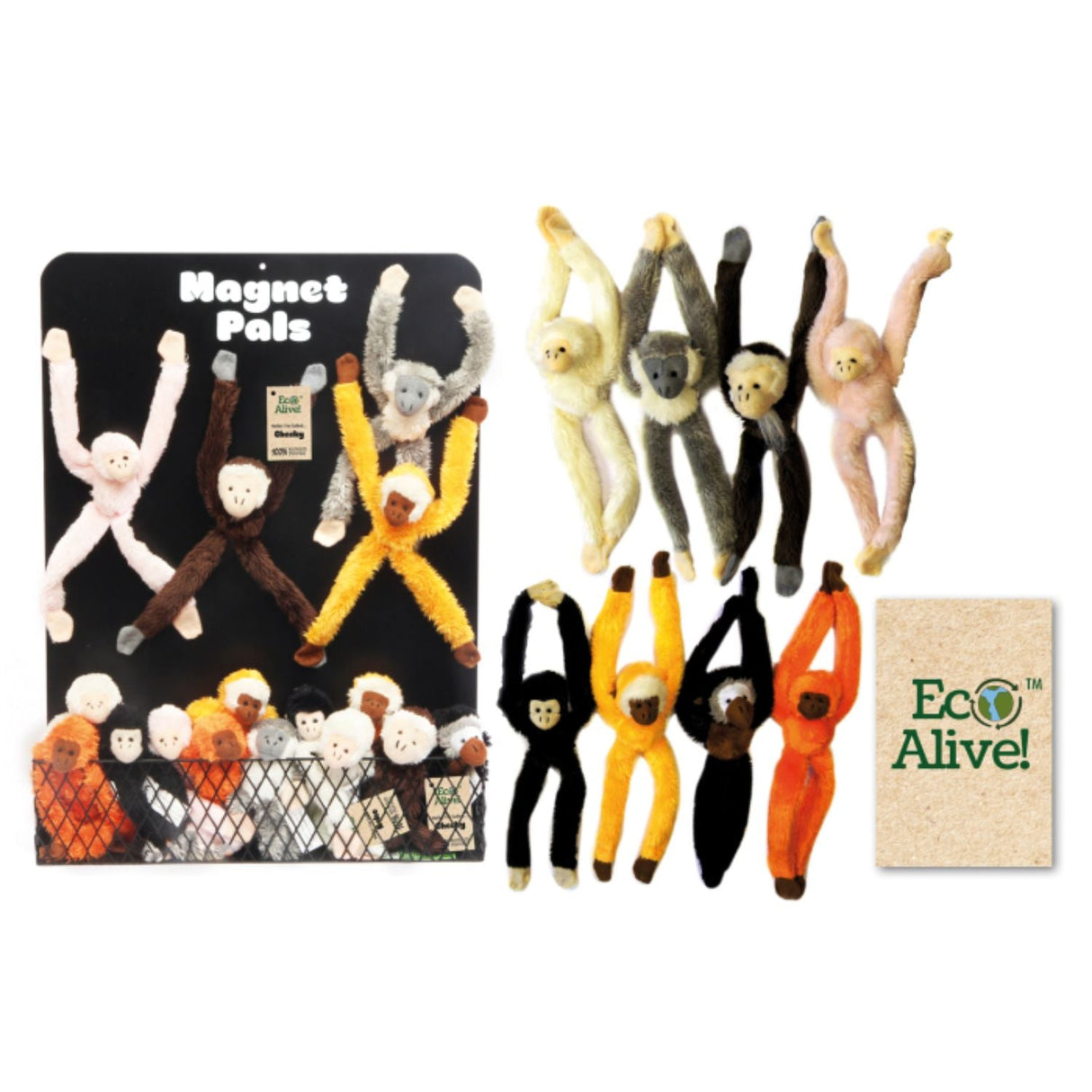 Eco Alive! Magnetic Monkey (Assorted) - Old Railway Line Garden Centre