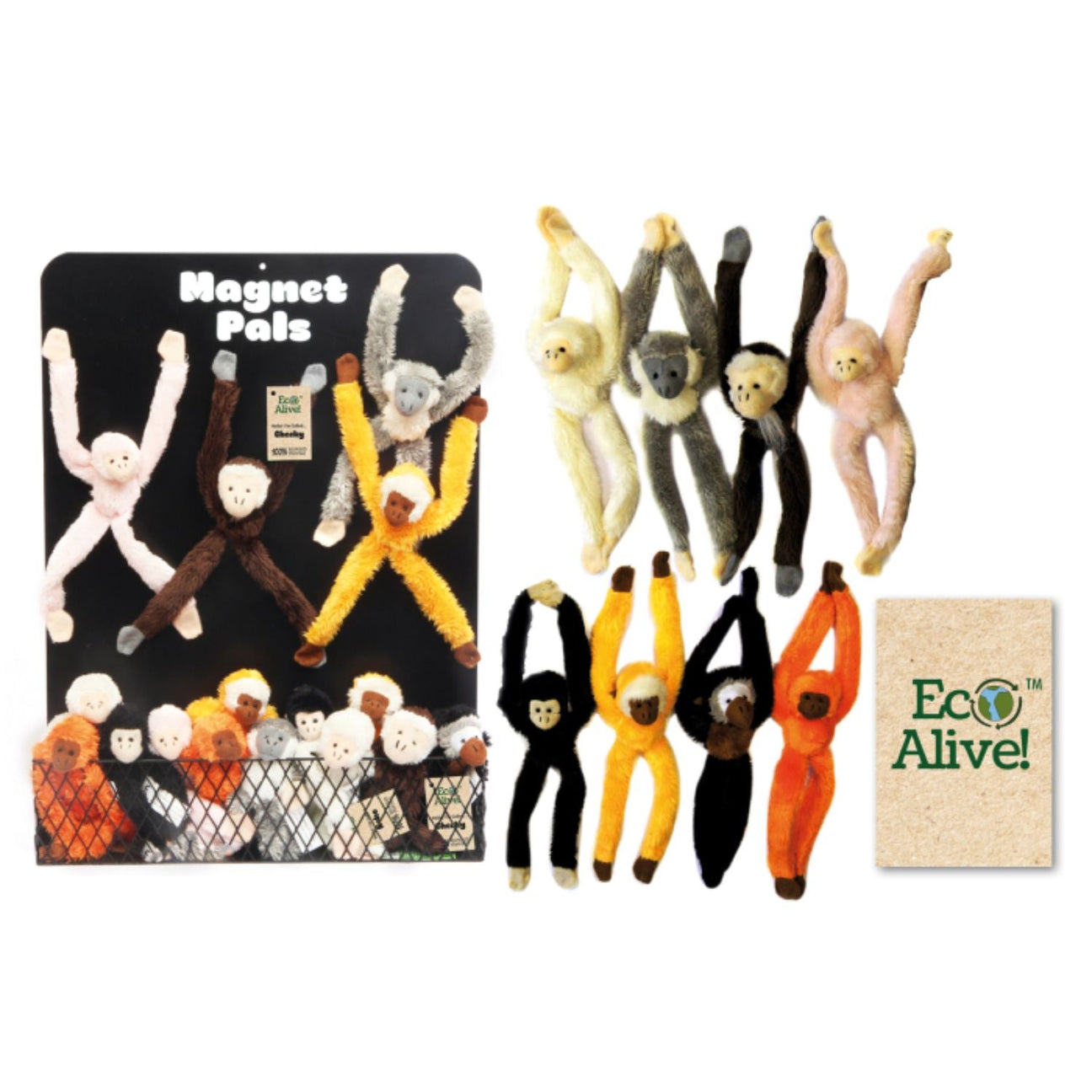 Eco Alive! Magnetic Monkey (Assorted) - Old Railway Line Garden Centre