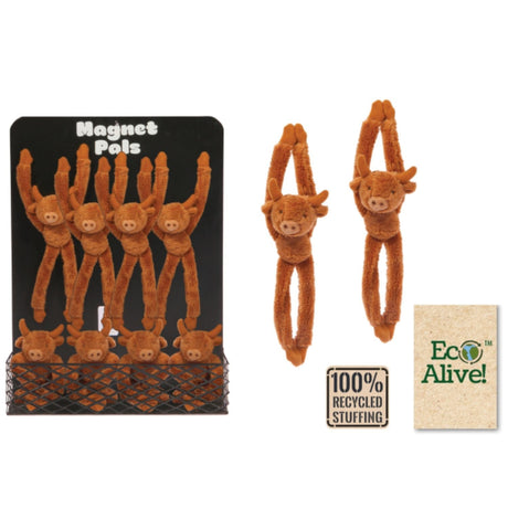 Eco Alive! Soft Magnetic Highland Cow - Old Railway Line Garden Centre