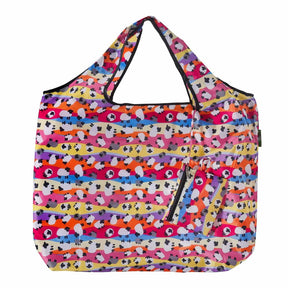 Eco Chic Foldable Reusable Large Shopping Bag Colourful Sheep - Old Railway Line Garden Centre