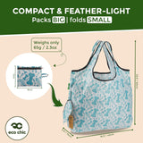 Eco Chic Foldable Reusable Large Shopping Bag Fish Bone - Old Railway Line Garden Centre