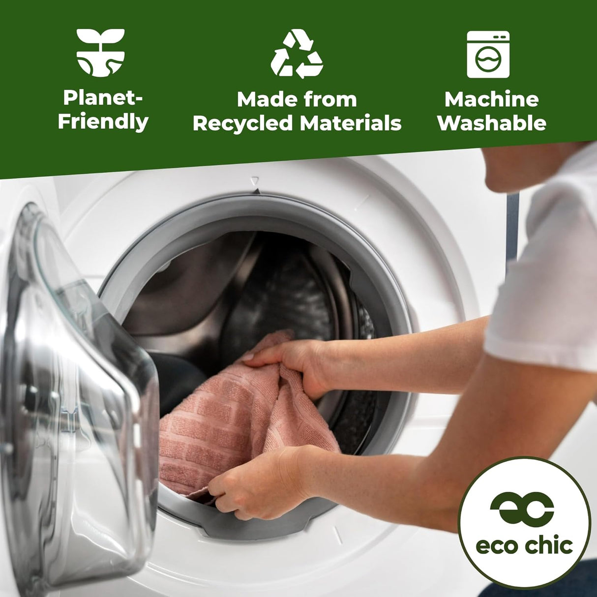 Eco Chic Foldable Reusable Large Shopping Bag Fish Bone - Old Railway Line Garden Centre