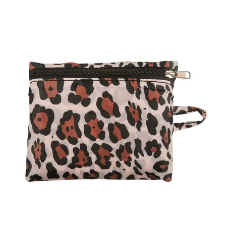 Eco Chic Foldable Reusable Large Shopping Bag Leopard - Old Railway Line Garden Centre