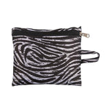 Eco Chic Foldable Reusable Large Shopping Bag Zebra Stripes - Old Railway Line Garden Centre