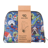 Eco Chic Lightweight Foldable Backpack Cosy Camping - Old Railway Line Garden Centre
