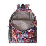 Eco Chic Lightweight Foldable Backpack Lush Floral - Old Railway Line Garden Centre