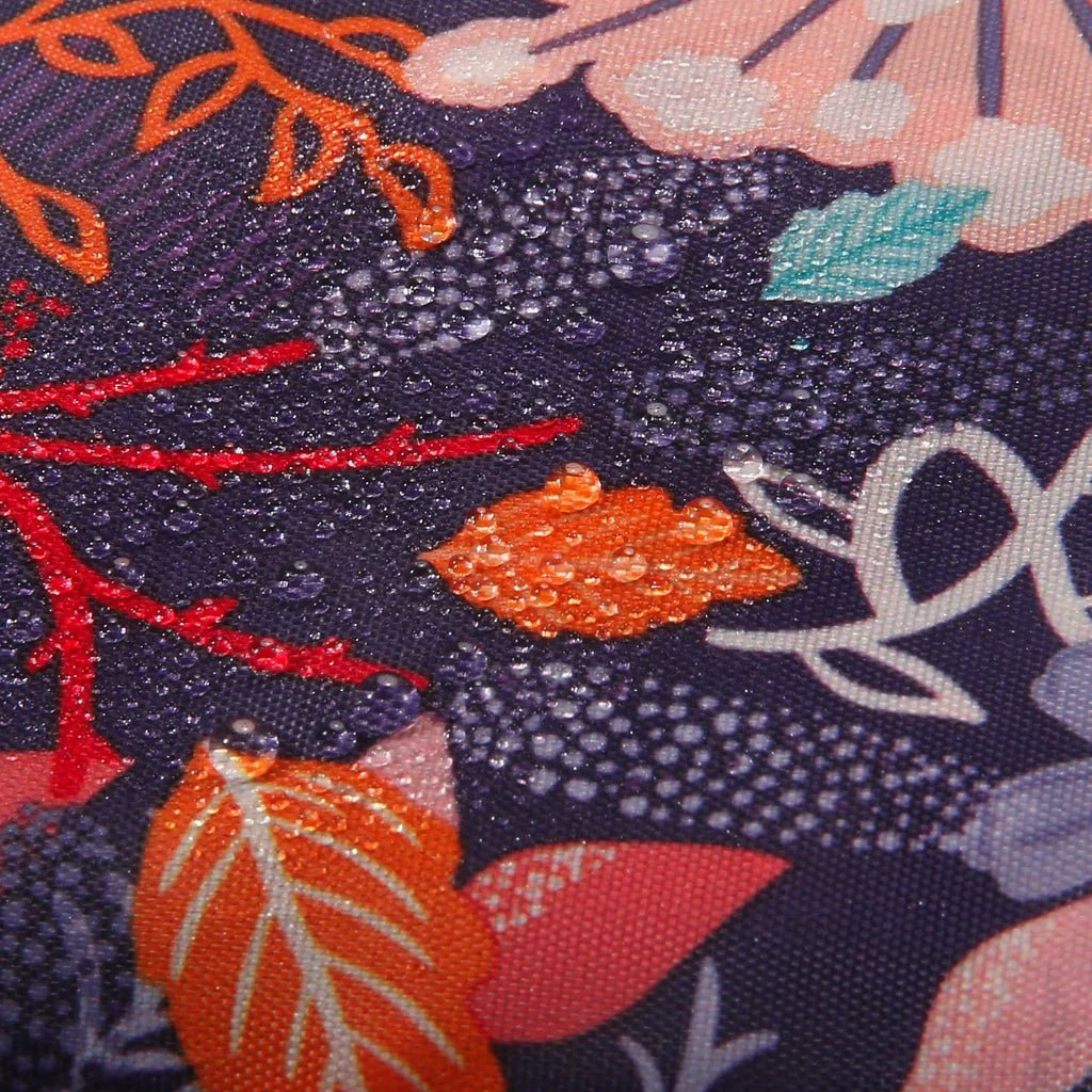 Eco Chic Lightweight Foldable Backpack Lush Floral - Old Railway Line Garden Centre