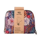 Eco Chic Lightweight Foldable Backpack Lush Floral - Old Railway Line Garden Centre