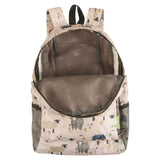 Eco Chic Lightweight Foldable Backpack Sheep Realism - Old Railway Line Garden Centre