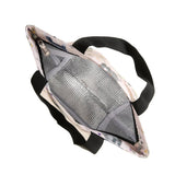 Eco Chic Lightweight Foldable Beige Lunch Bag Sheep Realism - Beige - Old Railway Line Garden Centre