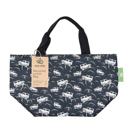 Eco Chic Lightweight Foldable Lunch Bag 4x4 - Old Railway Line Garden Centre