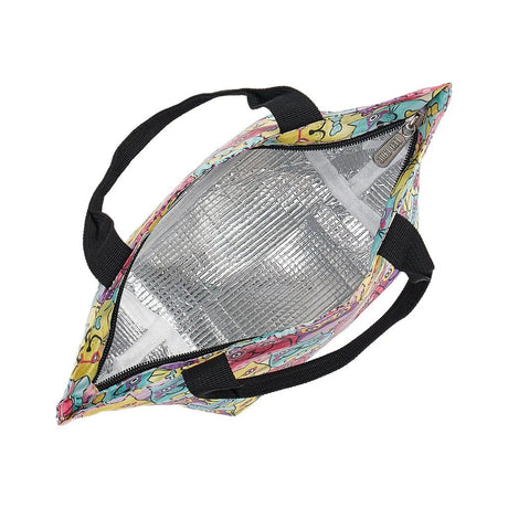 Eco Chic Lightweight Foldable Lunch Bag Glasses Cats - Old Railway Line Garden Centre