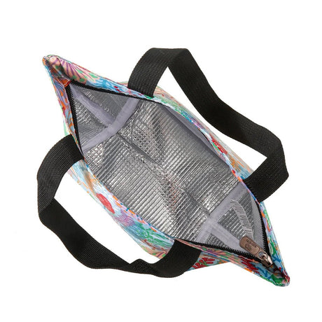 Eco Chic Lightweight Foldable Lunch Bag Lush Floral - Old Railway Line Garden Centre