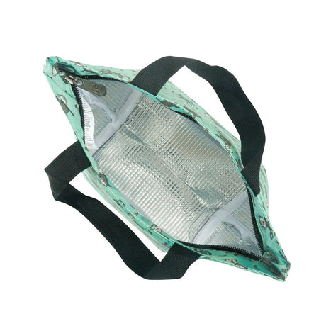 Eco Chic Lightweight Foldable Lunch Bag Monkeys - Green - Old Railway Line Garden Centre