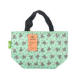 Eco Chic Lightweight Foldable Lunch Bag Monkeys - Green - Old Railway Line Garden Centre