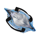 Eco Chic Lightweight Foldable Lunch Bag Multi Puffin - Blue - Old Railway Line Garden Centre