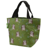 Eco Chic Lightweight Foldable Lunch Bag Tawny Owl - Green - Old Railway Line Garden Centre