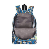 Eco Chic Lightweight Foldable Mini Backpack Dogs - Old Railway Line Garden Centre