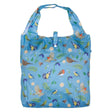 Eco Chic Lightweight Foldable Reusable Shopping Bag - Blue RSPB Birds - Old Railway Line Garden Centre