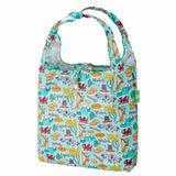 Eco Chic Lightweight Foldable Reusable Shopping Bag - Blue Wales Montage - Old Railway Line Garden Centre
