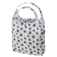 Eco Chic Lightweight Foldable Reusable Shopping Bag - Grey Bumble Bees - Old Railway Line Garden Centre