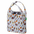 Eco Chic Lightweight Foldable Reusable Shopping Bag Music - Grey - Old Railway Line Garden Centre