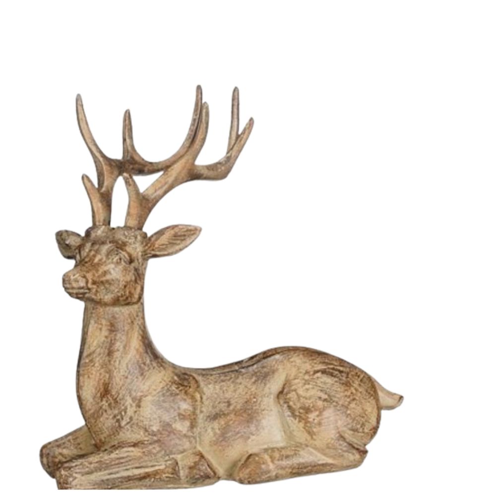 Edelman 17cm Brown Reindeer Ornament