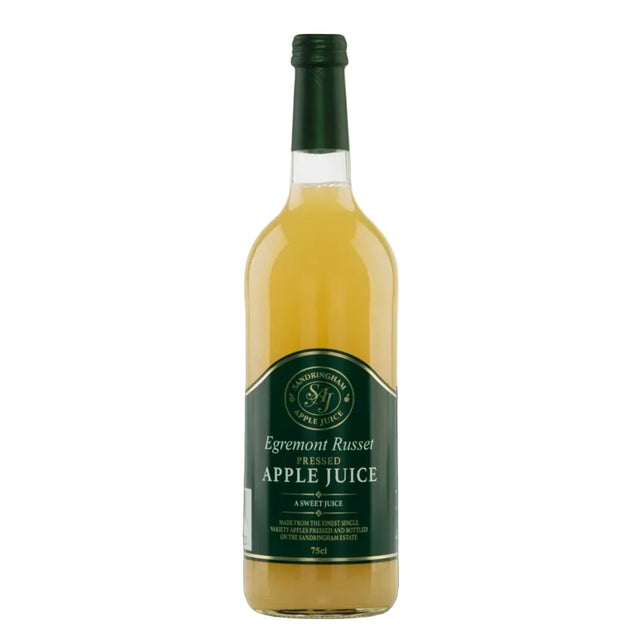 Egremont Russet 75cl Sandringham Apple Juice - Old Railway Line Garden Centre