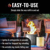 El Fuego 2.5kg Cinnamon Natural Wax Refill - Old Railway Line Garden Centre