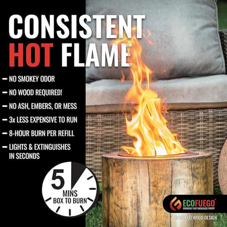 El Fuego 37cm Original Fire Pit - Old Railway Line Garden Centre
