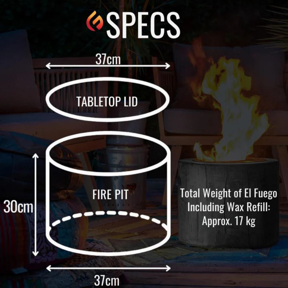 El Fuego 37cm Original Fire Pit