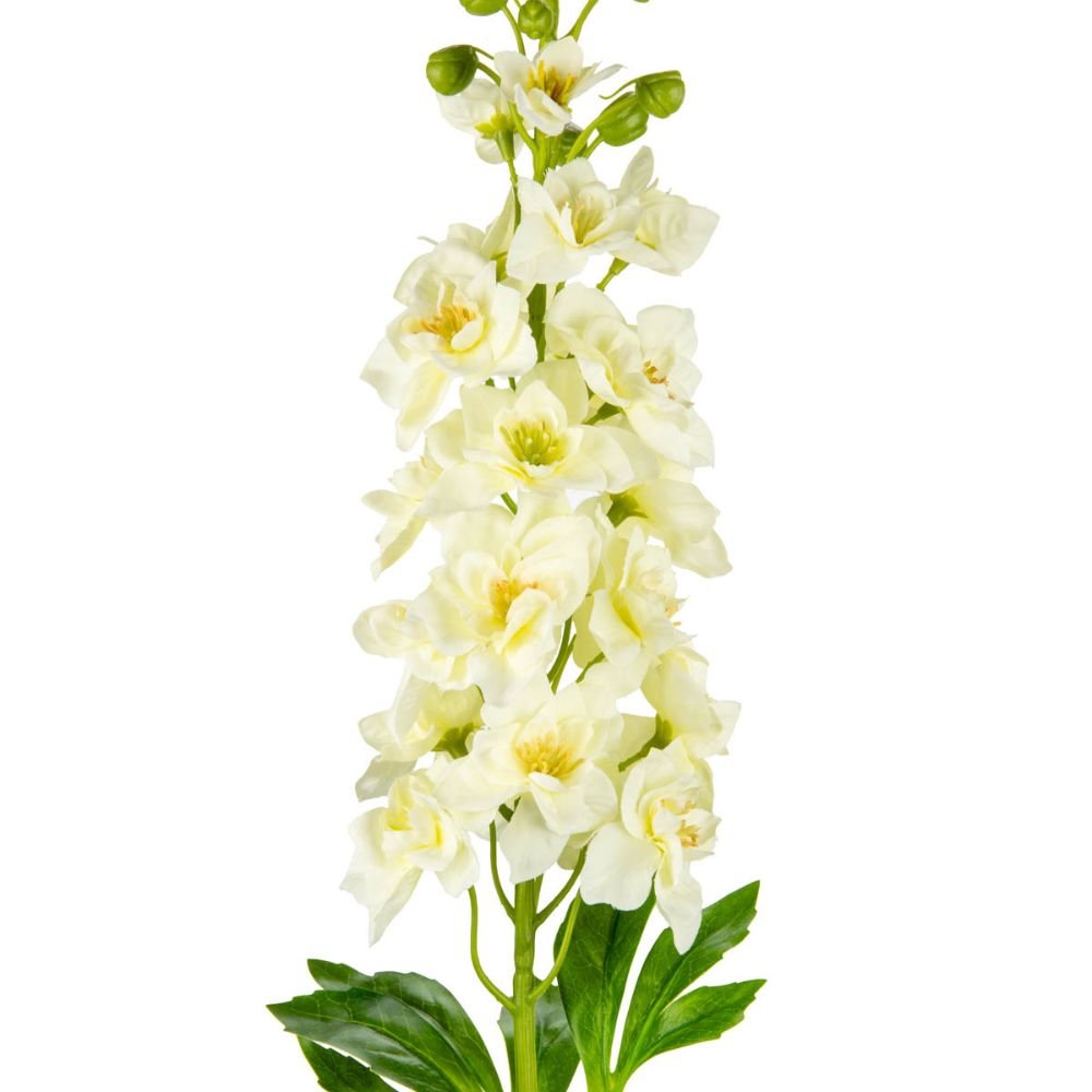 Eleganza Artificial Delphinium Stem - Ivory - Old Railway Line Garden Centre