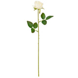 Eleganza Artificial Gabriella 53cm Single Rose- Cream - Old Railway Line Garden Centre