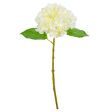 Eleganza Artificial Small Head Hydrangea- White - Old Railway Line Garden Centre