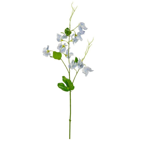 Eleganza Artificial Sweet Pea Spray- Light Blue - Old Railway Line Garden Centre