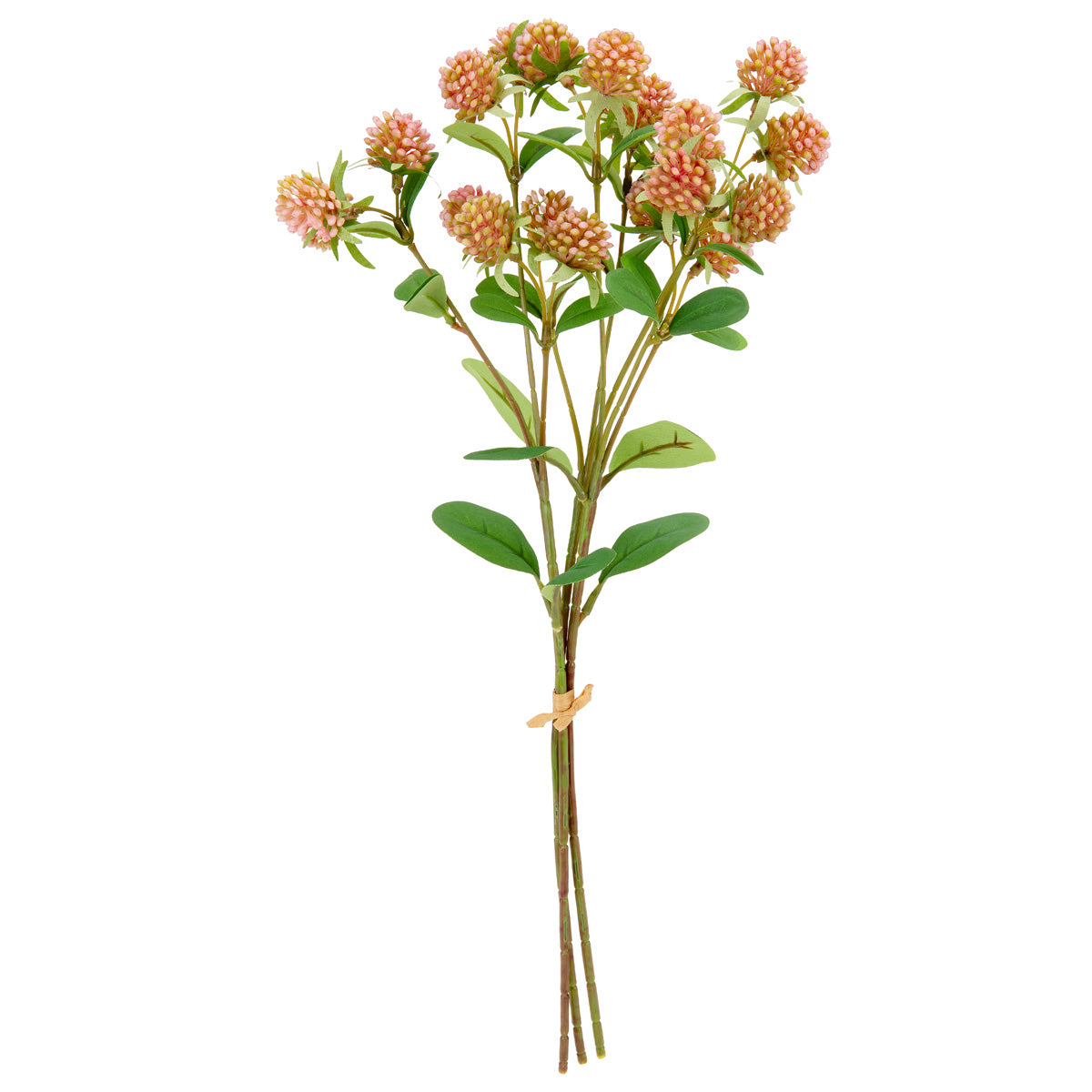 Eleganza Floral 47cm Lucky Berry Bunch Light Pink (Set of 3)