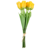 Eleganza Floral Tulip Bunch Pale Yellow (set of 9)