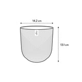 Elho 14cm Lavender Lilac Jazz Round Recycled Plastic Pot - Old Railway Line Garden Centre