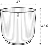 Elho 14cm Vibes Fold Coupe Plant Pot - Fern Green - Old Railway Line Garden Centre