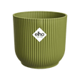 Elho 14cm Vibes Fold Round Plant Pot - Fern Green - Old Railway Line Garden Centre