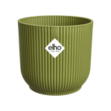 Elho 14cm Vibes Fold Round Plant Pot - Fern Green - Old Railway Line Garden Centre