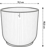 Elho 14cm Vibes Fold Round Plant Pot - Fern Green - Old Railway Line Garden Centre