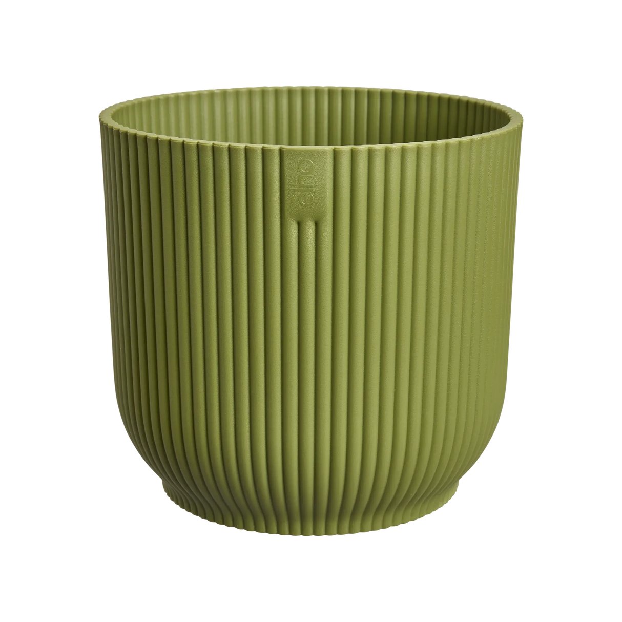 Elho 16cm Vibes Fold Round Plant Pot - Fern Green