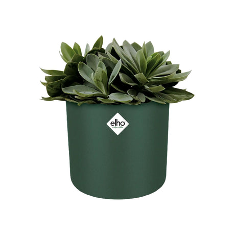 Elho 18cm Leaf Green B.For Soft Round Pot - Old Railway Line Garden Centre