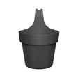 Elho 18cm Paris Balcony Hanger Single Pot - Anthracite - Old Railway Line Garden Centre