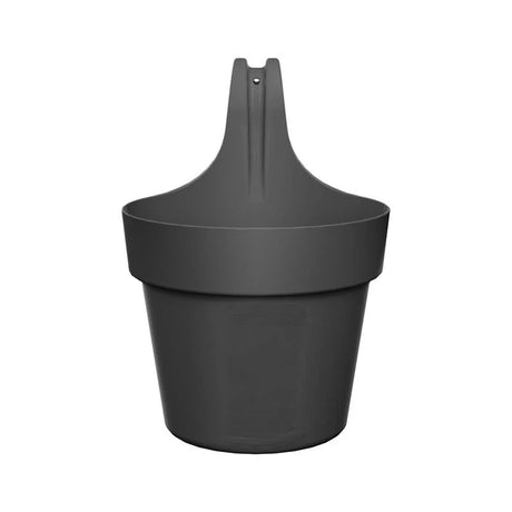 Elho 18cm Paris Balcony Hanger Single Pot - Anthracite - Old Railway Line Garden Centre