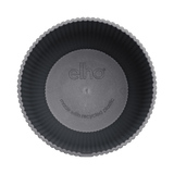 Elho 18cm Vibes Fold Round Plant Pot - Anthracite - Old Railway Line Garden Centre