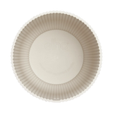 Elho 18cm Vibes Fold Round Plant Pot - Linen White