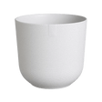 Elho 23cm Silky White Jazz Round Recycled Plastic Pot - Old Railway Line Garden Centre